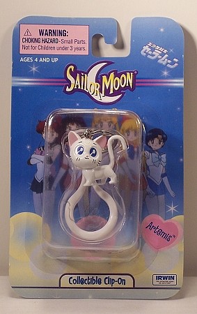 SAILOR MOON COLLECTIBLE CLIP-ON ARTEMIS FIGURE