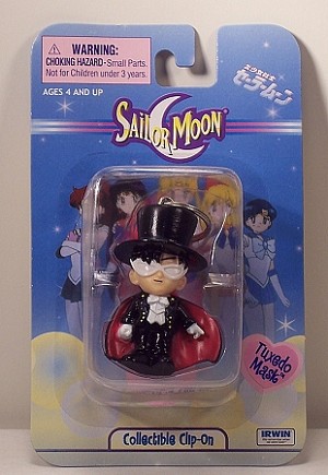 SAILOR MOON COLLECTIBLE CLIP-ON TUXEDO MASK FIGURE