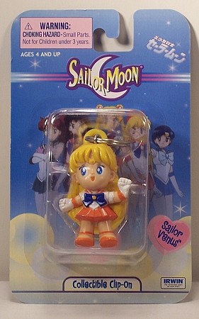 SAILOR MOON COLLECTIBLE CLIP-ON SAILOR VENUS FIGURE