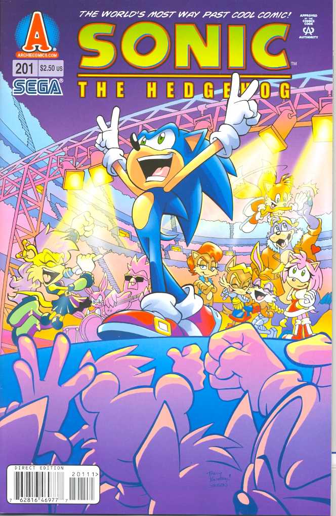SONIC THE HEDGEHOG #201