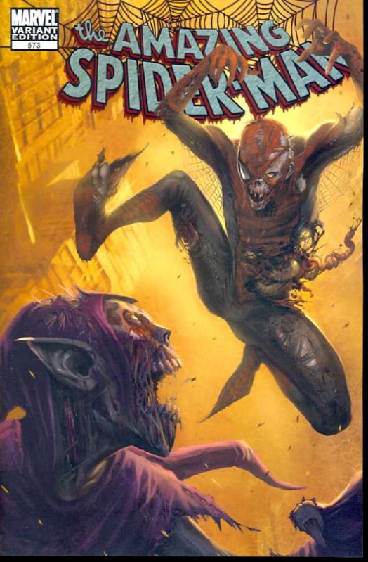 AMAZING SPIDER-MAN #573 DJURDJEVIC ZOMBIE VARIANT