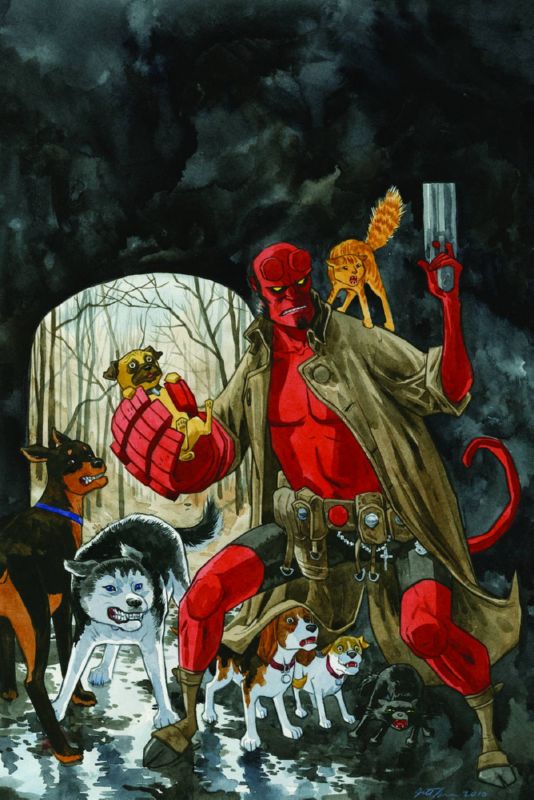 BEASTS OF BURDEN HELLBOY ONE SHOT JILL THOMPSON CVR