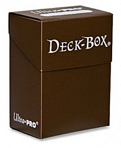 ULTRA PRO DECK BOX: Brown