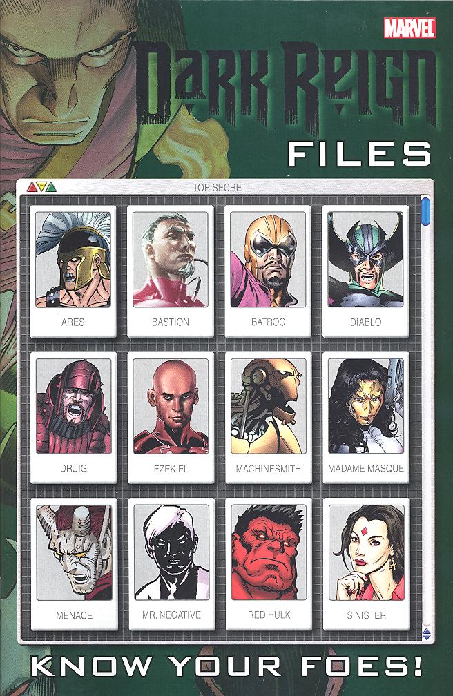 DARK REIGN FILES DKR