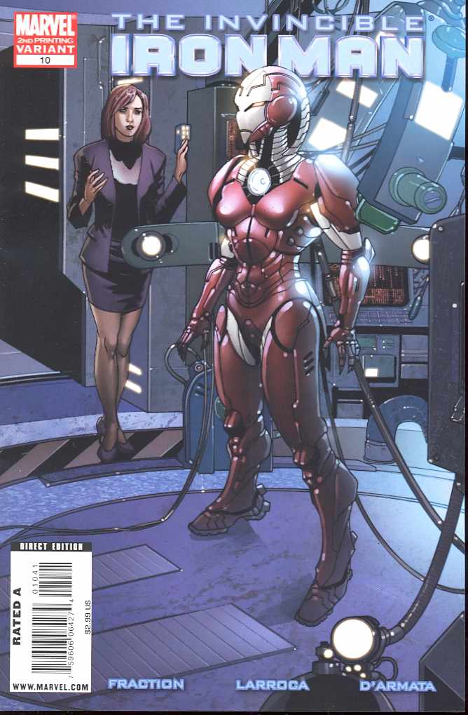 INVINCIBLE IRON MAN #10 2ND PRINTING LARROCA VARIANT DKR