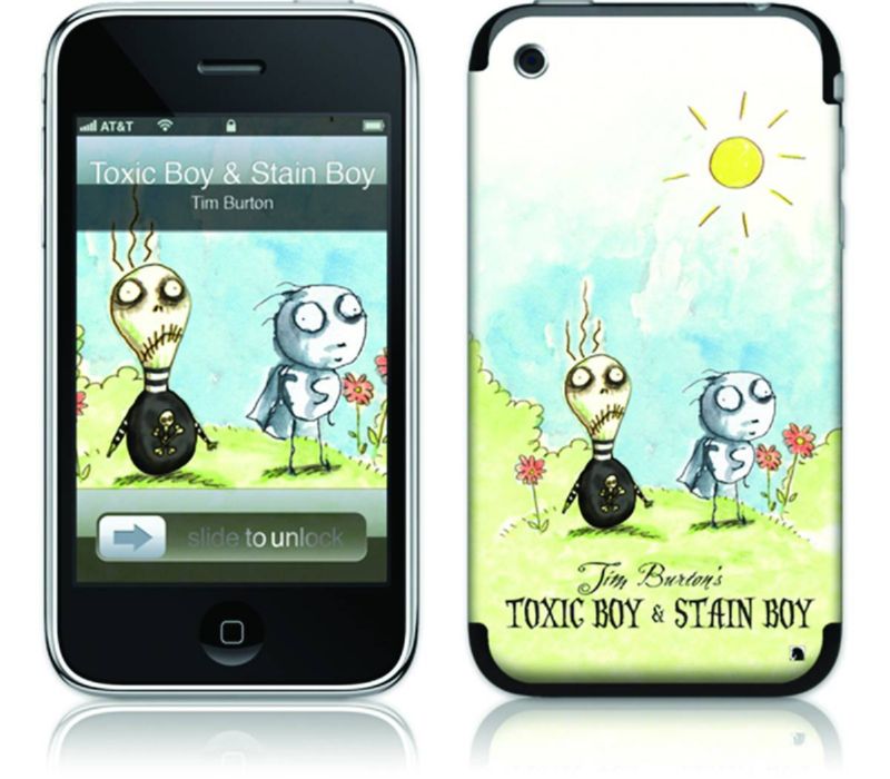 GELASKINS IPHONE TIM BURTON TOXIC & STAIN BOY