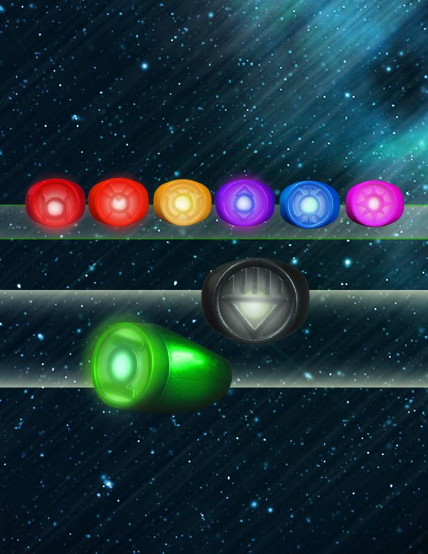 BLACKEST NIGHT POWER RING SPECTRUM SET