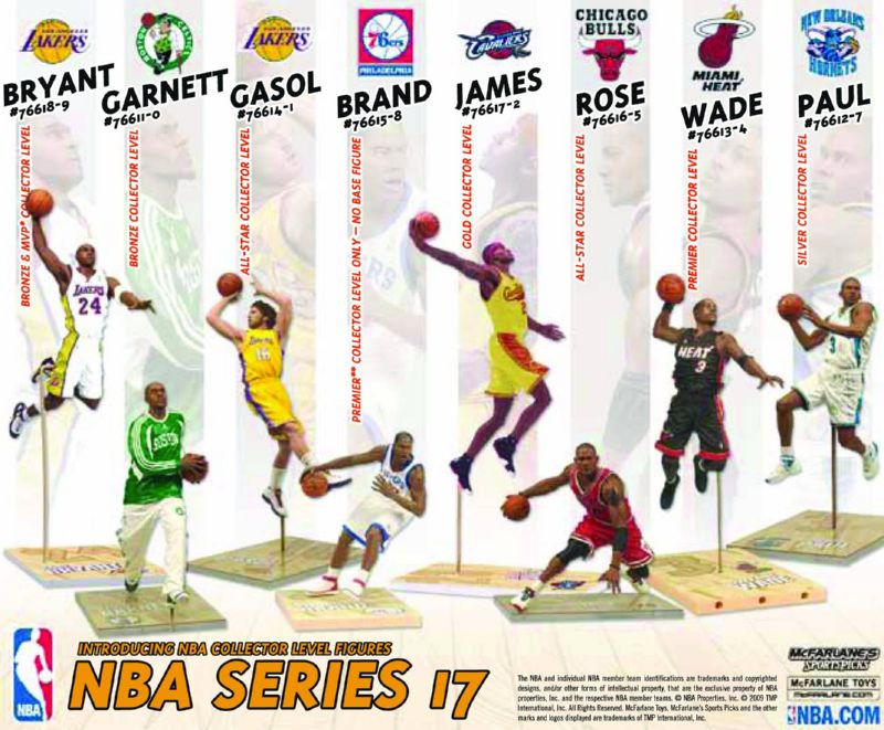 MCFARLANES NBA SERIES 17 GARNETT 4 ACTION FIGURE