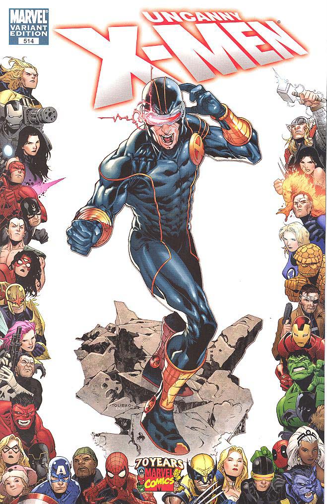 UNCANNY X-MEN #514 1:10 70TH FRAME VARIANT
