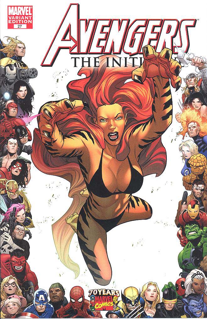AVENGERS INITIATIVE #27 1:10 70TH FRAME VARIANT