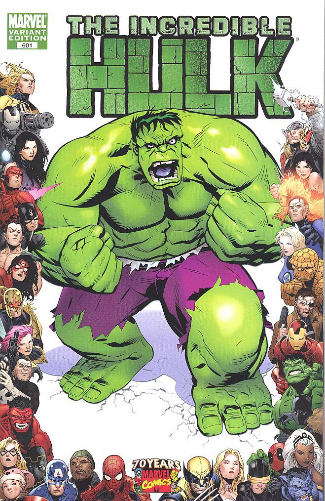 INCREDIBLE HULK #601 1:10 70TH FRAME GOLDEN VARIANT