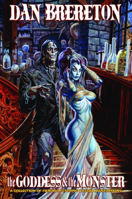 DAN BRERETON THE GODDESS & THE MONSTER HARDCOVER