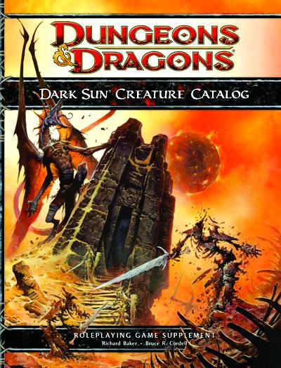 D&D DARK SUN CREATURE CATALOG HARDCOVER