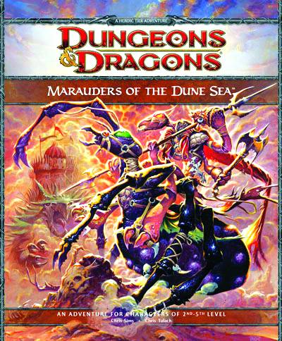 D&D Marauders Of The Dune Sea Adventures