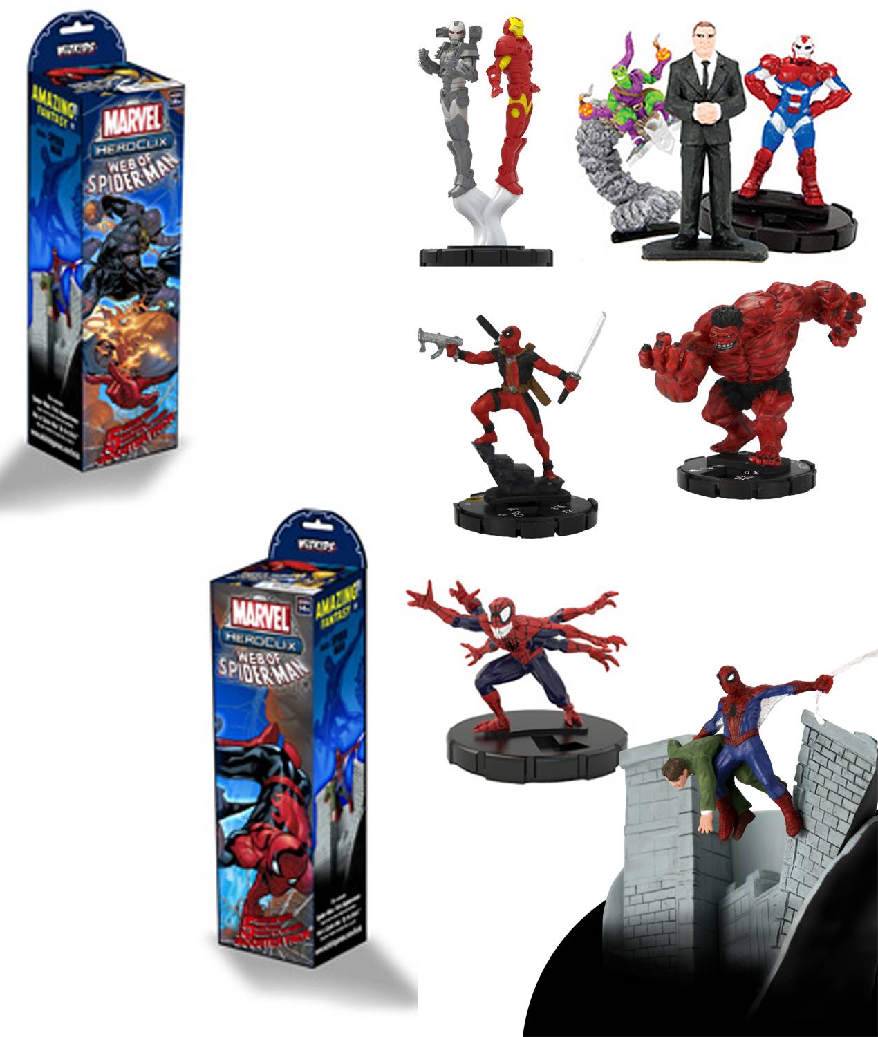 MARVEL HEROCLIX WEB SPIDERMAN BOOSTER PACK