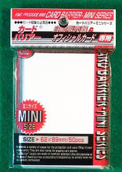 KMC MINI SLEEVES (50 CT): PEARL WHITE