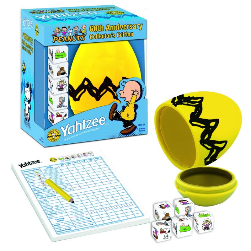 PEANUTS 60TH ANNIVERSARY COLL ED YAHTZEE