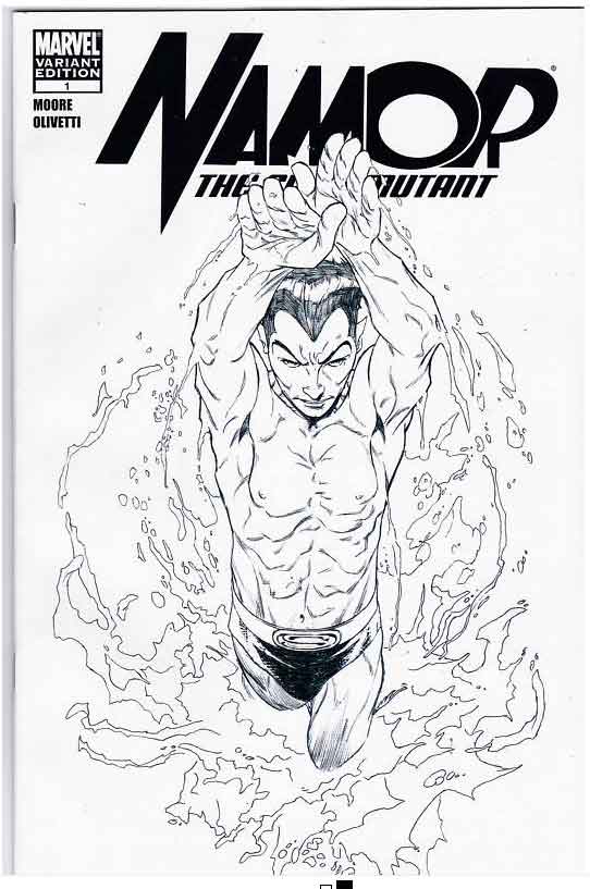 NAMOR FIRST MUTANT #1 SKETCH VARIANT
