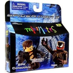 MARVEL MINIMATES SERIES 18 TRANSFORMATION SPIDER-MAN AND VENOM
