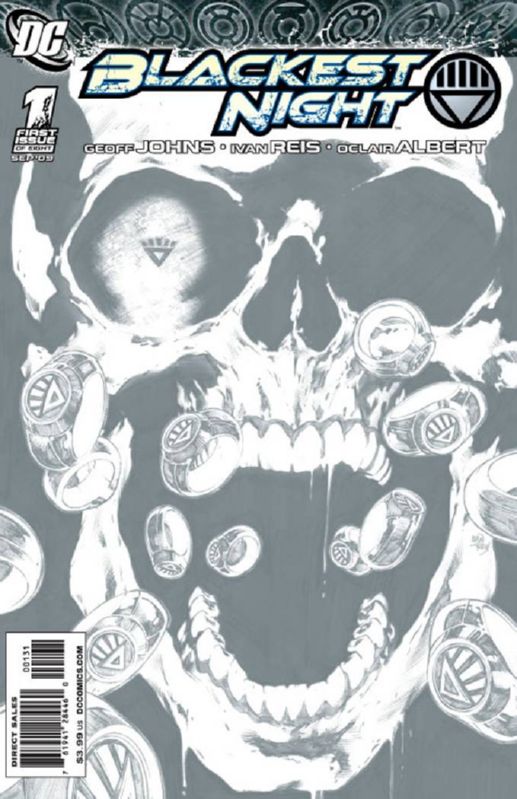 BLACKEST NIGHT #01 OF 8 1:250 VARIANT SKETCH EDITION