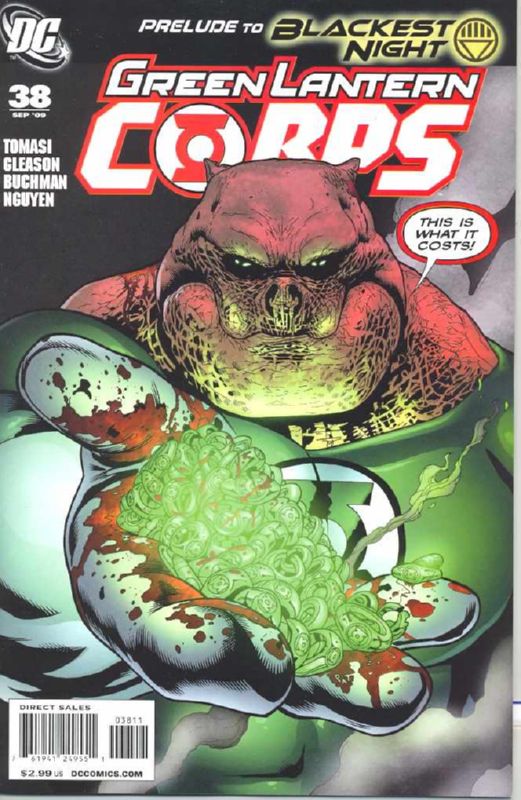 GREEN LANTERN CORPS #38 (BLACKEST NIGHT)