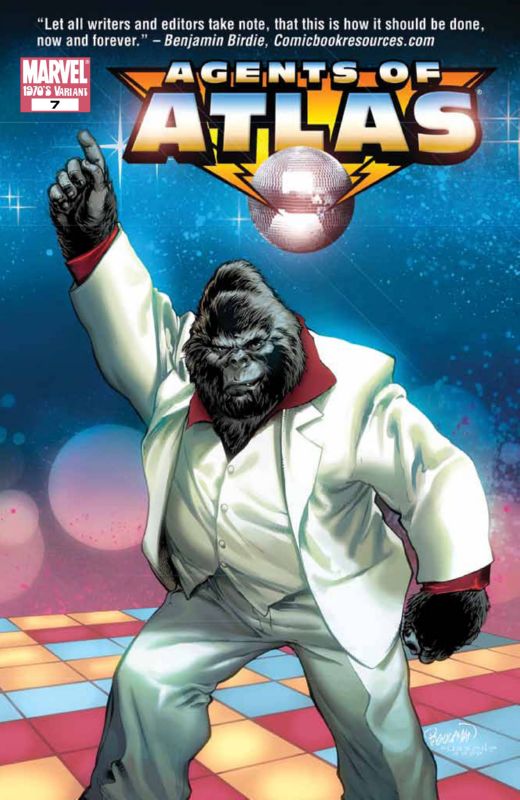 AGENTS OF ATLAS #7 1:10 70S DECADE VARIANT
