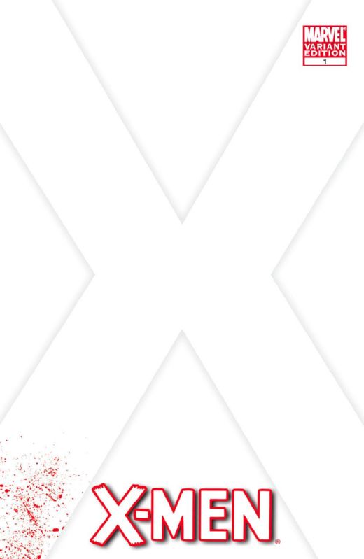 X-MEN #01 BLANK COVER VARIANT