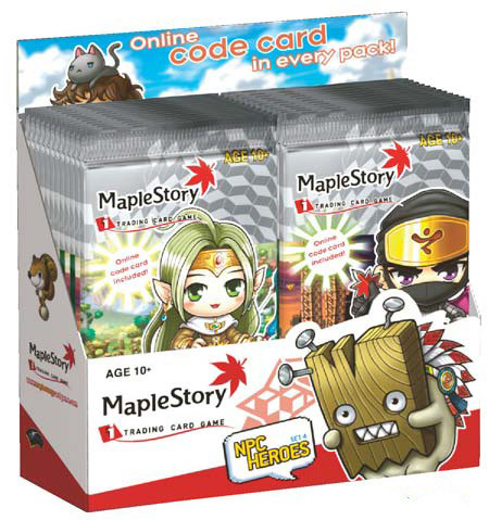 MAPLESTORY ITCG BOOSTER PACK SET 4- NPC HEROES