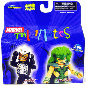MARVEL MINIMATES SERIES 20 HAVOK & POLARIS