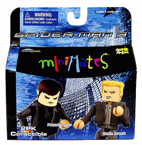 MARVEL MINIMATES SERIES 17 PETER PARKER & EDDIE BROCK
