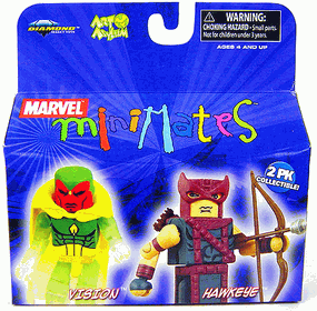 MARVEL MINIMATES SERIES 20 VISION & HAWKEYE