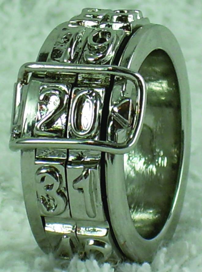 LIFE COUNTER RING SILVER SZ9