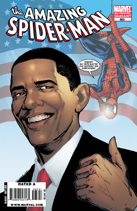 Amazing Spider-man #583 Obama Variant Edition 3rd Printing