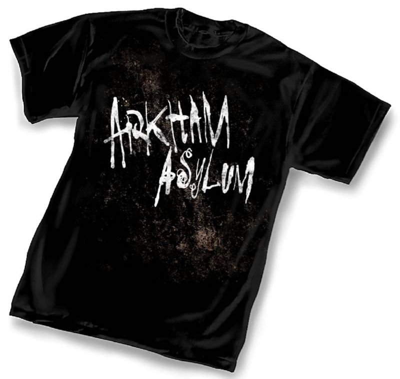 ARKHAM ASYLUM LOGO T-SHIRT MED
