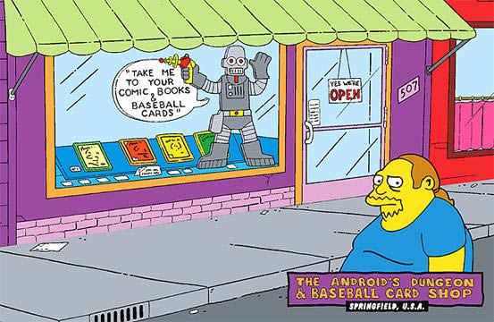 SIMPSONS COMIC BOOK GUY TIN SIGN