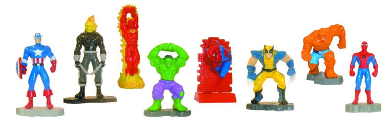 DH CAPSULE ASST MARVEL HEROES BUILDABLE FIG SER