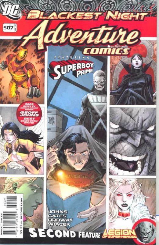 ADVENTURE COMICS #507 VARIANT EDITION (BLACKEST NIGHT)