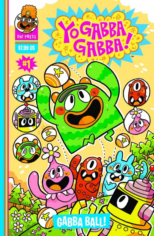 YO GABBA GABBA BOARD COMIC GABBA BALL