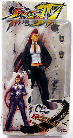 STREET FIGHTER SERIES 1 CRIMSON VIPER ACTION FIGURE