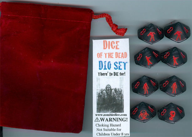 DICE OF THE DEAD D10 SET