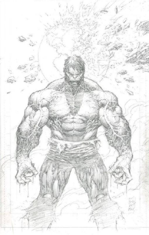 INCREDIBLE HULK #1 1:100 SILVESTRI SKETCH VARIANT