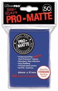 ULTRA PRO NON GLARE PRO-MATTE BLUE STANDARD SLEEVES