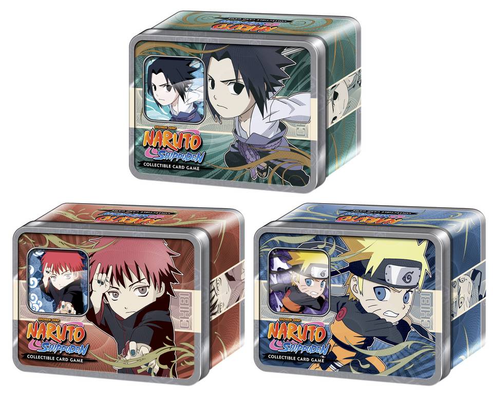NARUTO TCG: ULTIMATE BATTLE CHIBI 2011 SPRING TIN: DUEL OF THE UCHIHA
