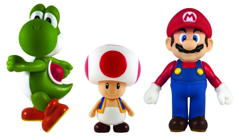 SUPER MARIO 5-IN ACTION FIGURE ASST (Net)