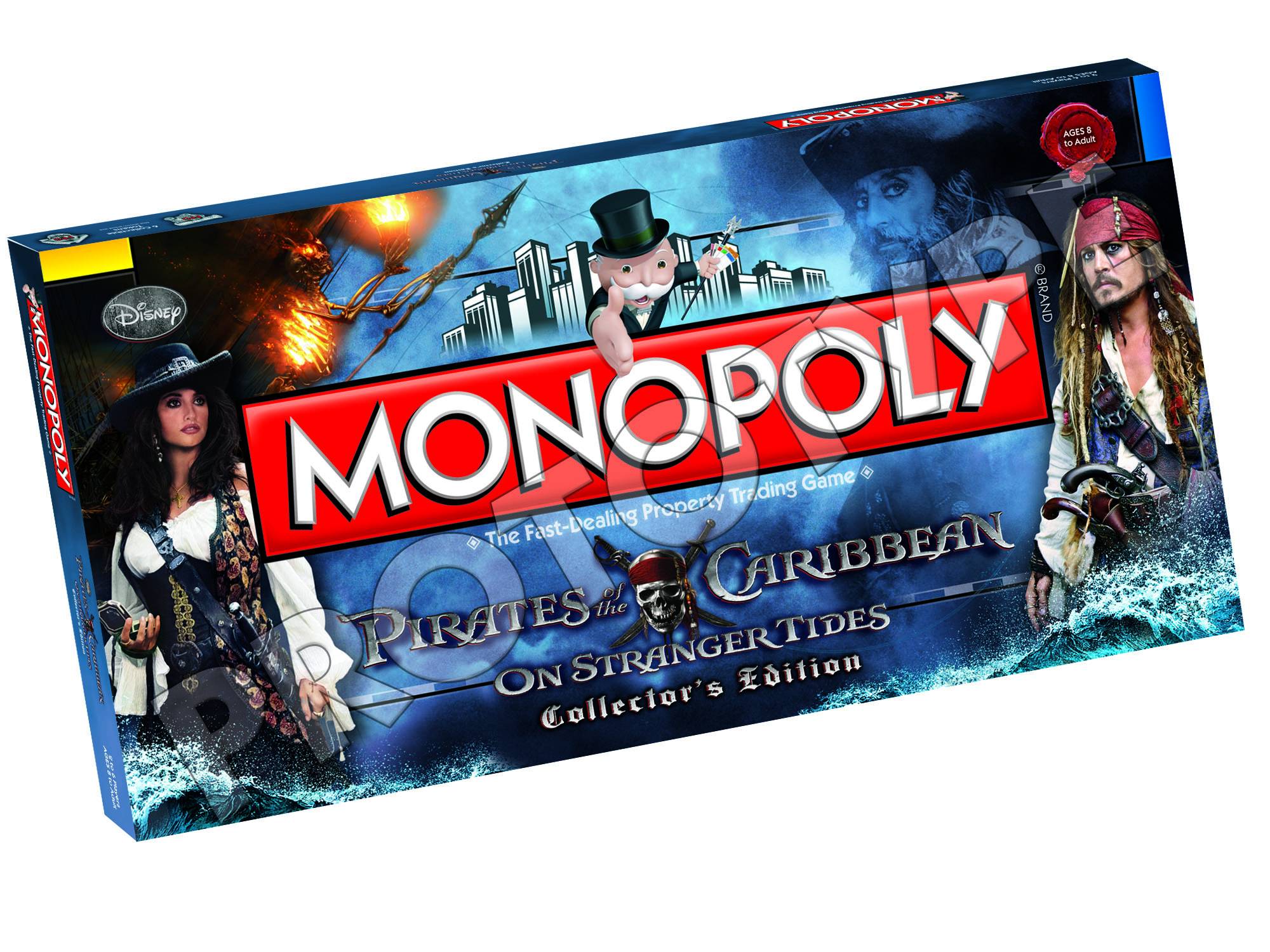PIRATES CARIBBEAN MONOPOLY 2011 ED