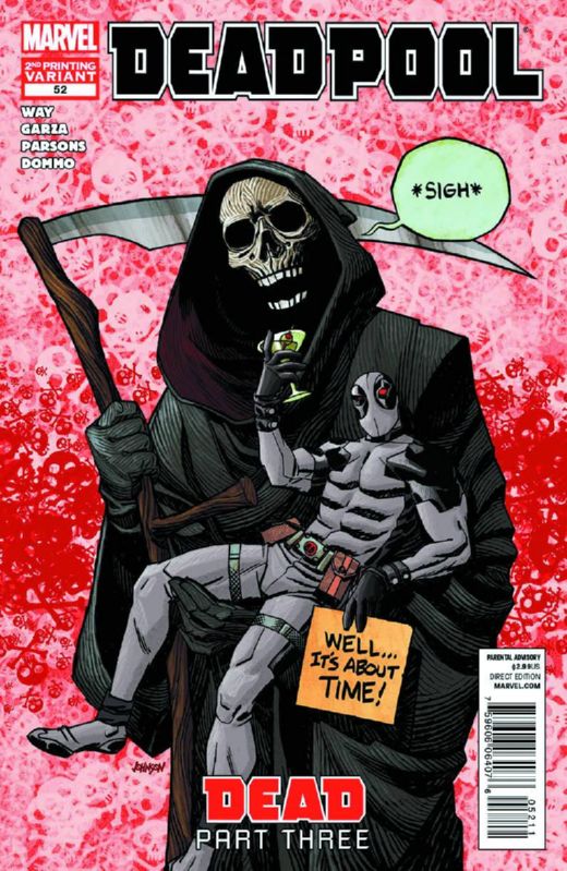 DEADPOOL #52 2ND PTG JOHNSON VARIANT (PP #1018)