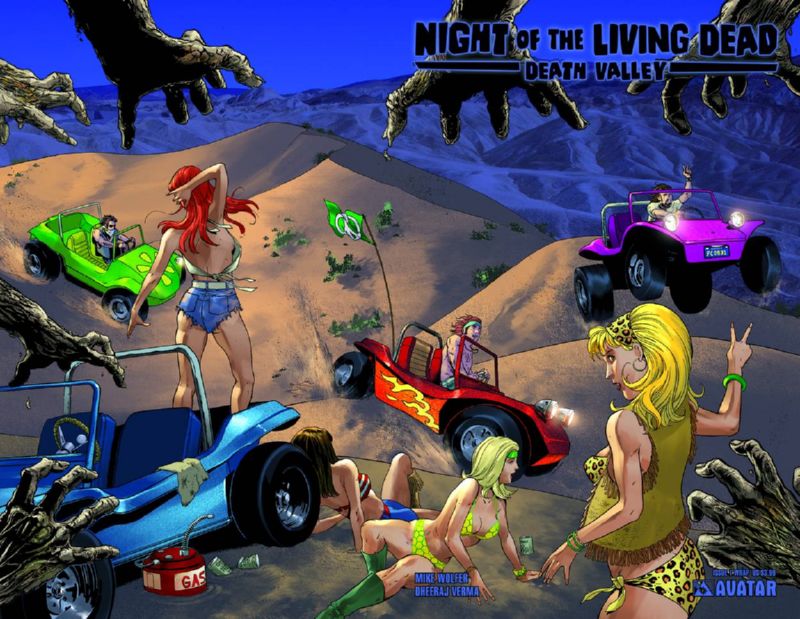 NIGHT O/T LIVING DEAD DEATH VALLEY #1 (OF 5) WRAP CVR (MR)
