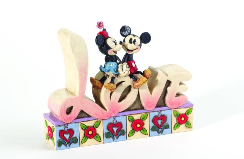 DISNEY TRADITIONS MICKY/MINNIE LOVE FIGURINE