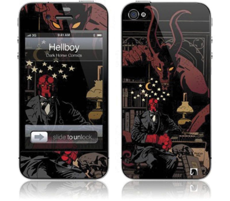 GELASKINS IPHONE 4 HELLBOY LIBRARY