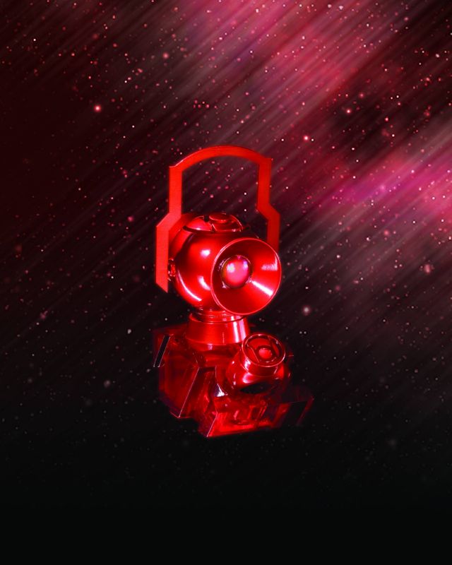 RED LANTERN 1/4 SCALE POWER BATTERY & RING PROP